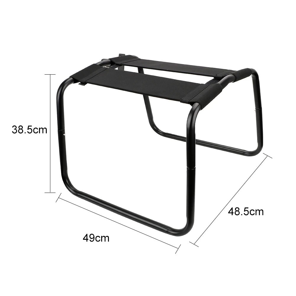 Elastic Sex Position Chair – Sturdy Iron Frame with Nylon Bands for Enhanced Intimacy and Support