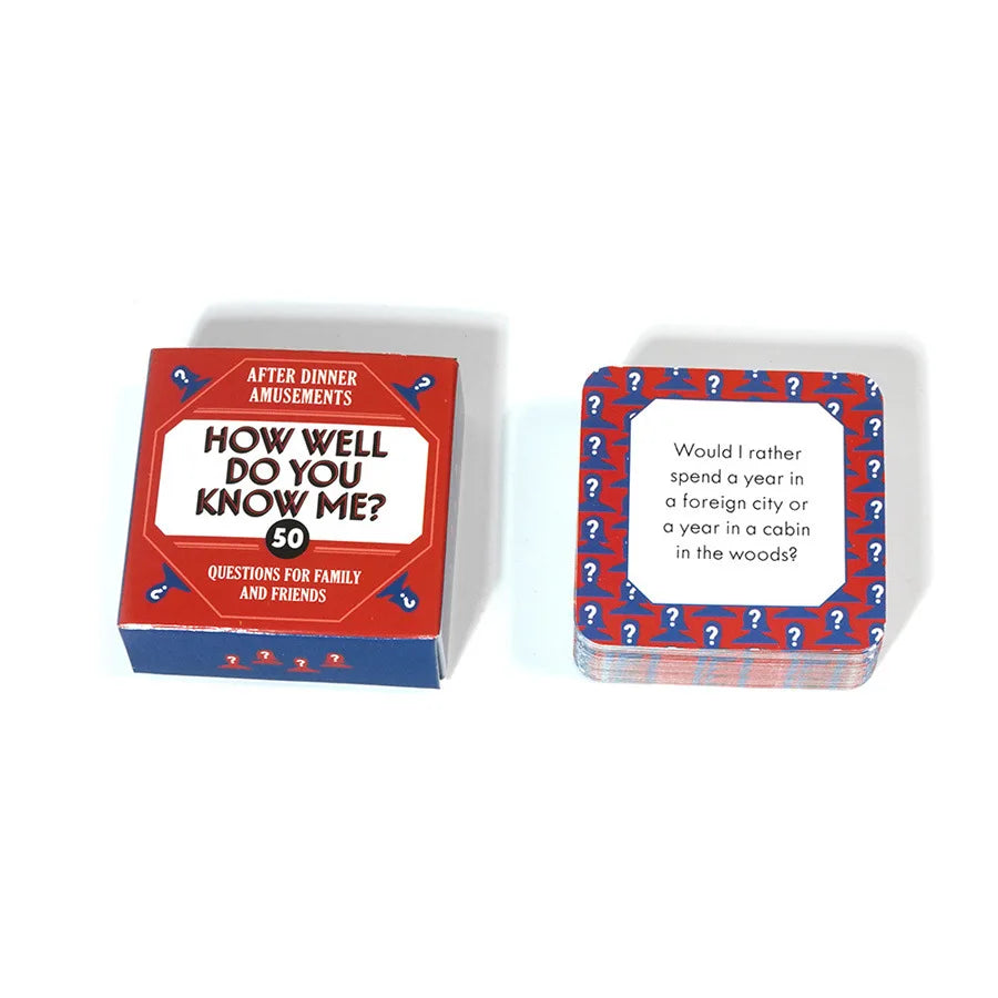 Connection Sparks — How Well Do You Know Me? Mini Game Box