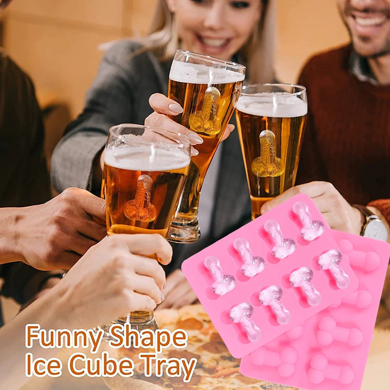 Sexy Penis Ice Cube Maker Tray Cake Chocolate Mold Bachelorette Party Supplies For Wedding Hen Night Adult Birthday Party Decor