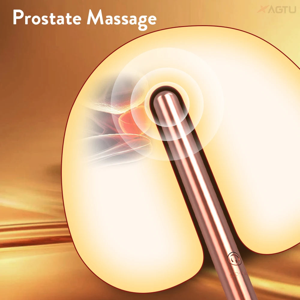 Anal Vibrator – Prostate Massager for Men | G-Spot Stimulation Butt Plug with Manual Control