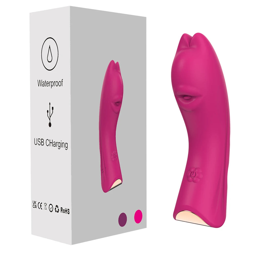 10-Speed Clitoral and G-Spot Finger Vibrator | Wearable Nipple Massager for Women and Couples