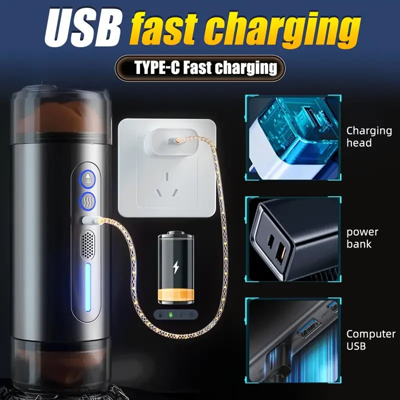 Inferno Touch — Heated Automatic Male Masturbator with Voice and Suction