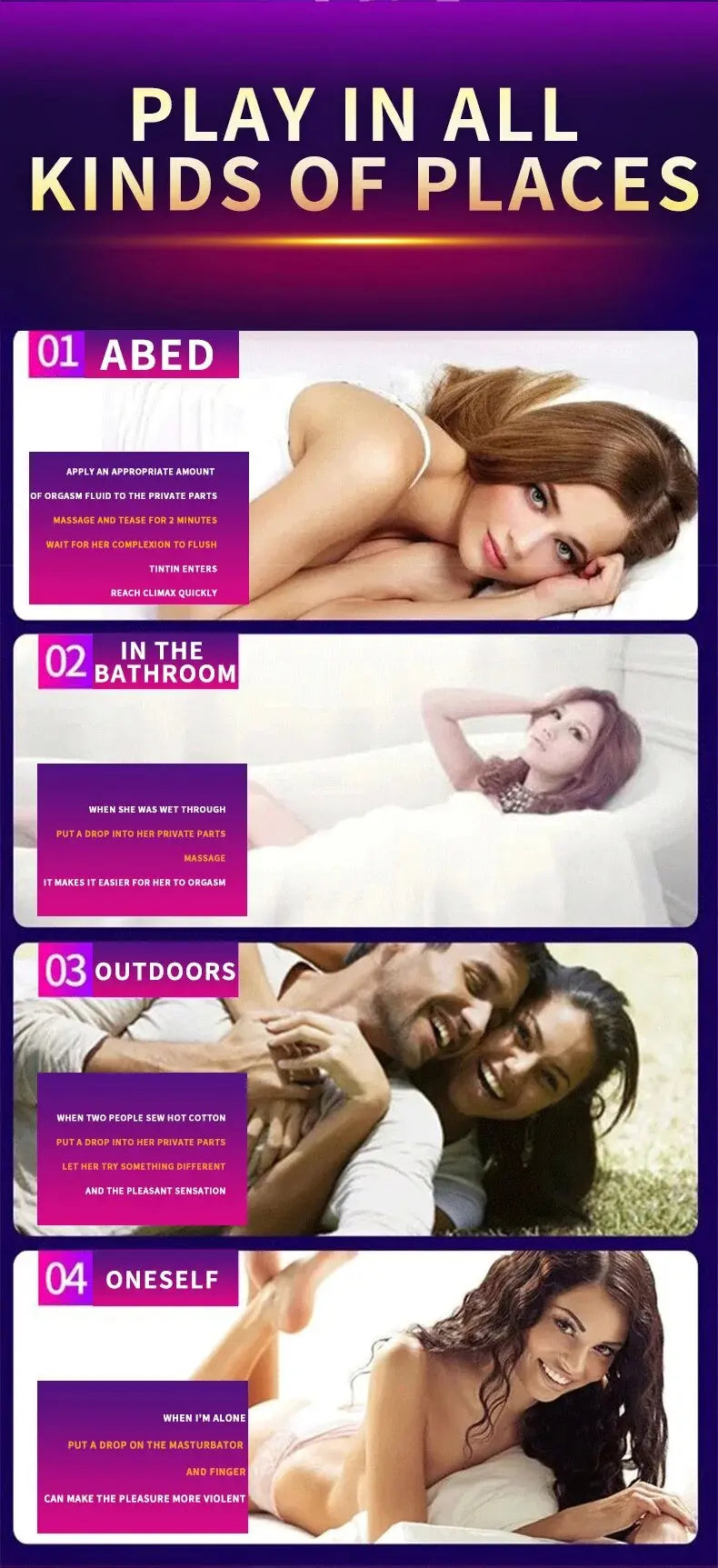 Women’s Sensual Enhancement Gel – Climax Firming Oil | Vaginal Stimulating Massage Gel | 20ml