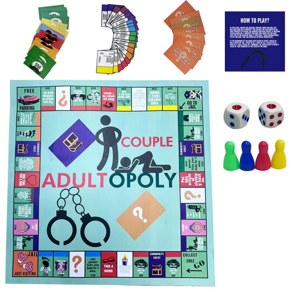 Adult Couple Intimacy Deck – Romantic and Erotic Game Cards | 18+ Date Night & Foreplay Game | 55 Cards
