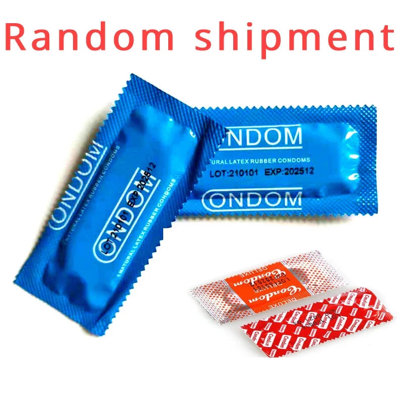 Ultra-Thin Natural Latex Condoms – 52mm Width | Electronically Tested | Long-Lasting Lubrication | 100+ Combo Pack