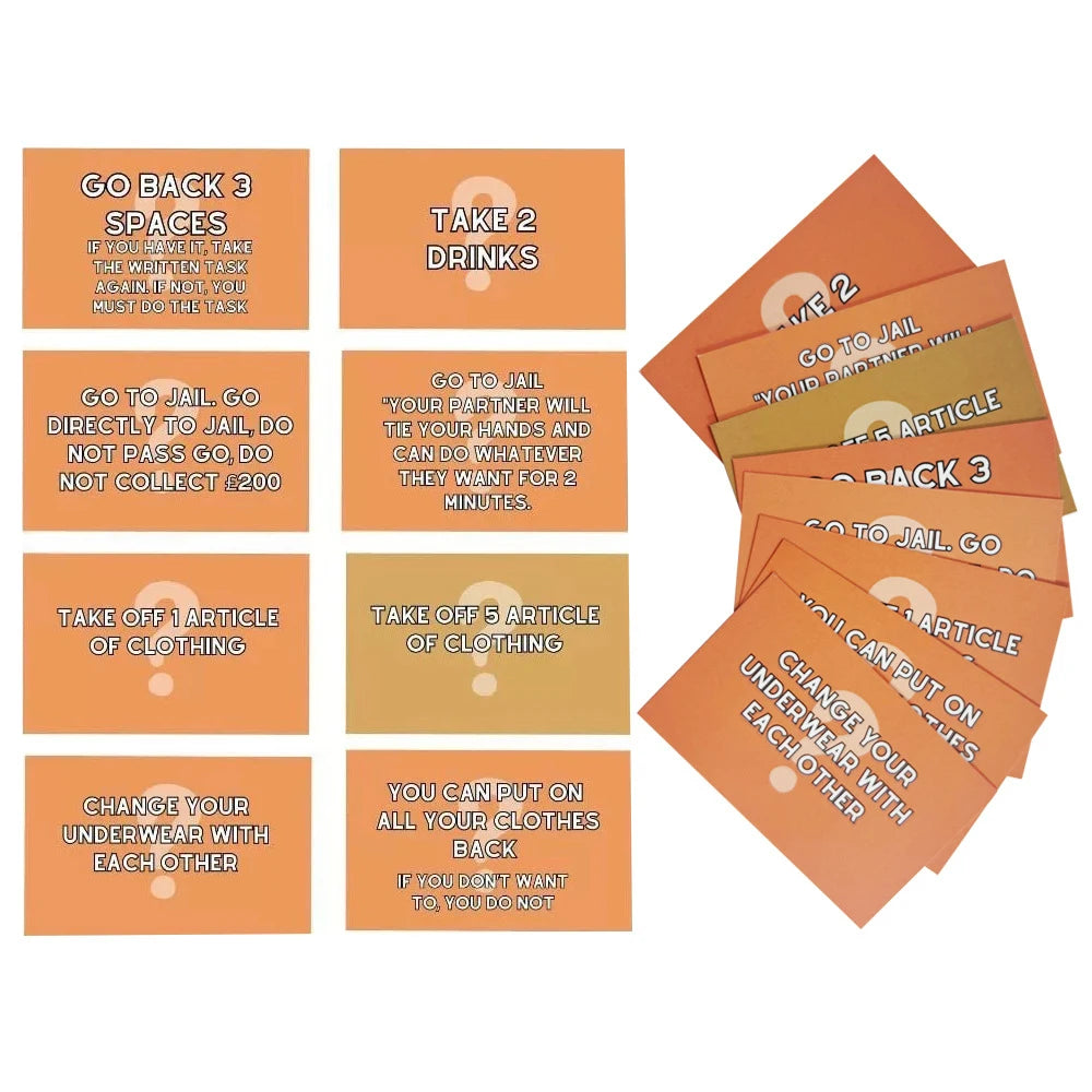 Adult Couple Intimacy Deck – Romantic and Erotic Game Cards | 18+ Date Night & Foreplay Game | 55 Cards