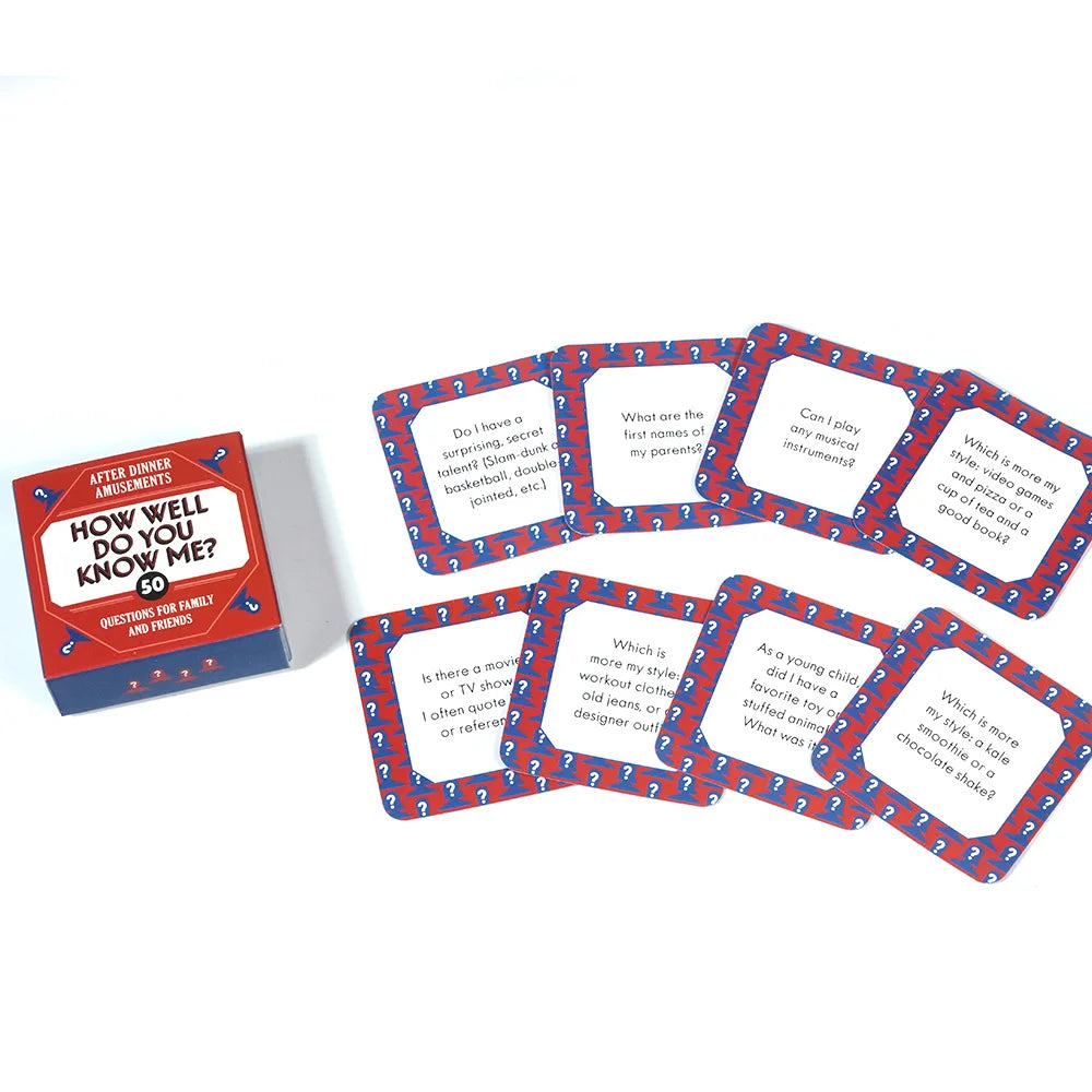 Connection Sparks — How Well Do You Know Me? Mini Game Box