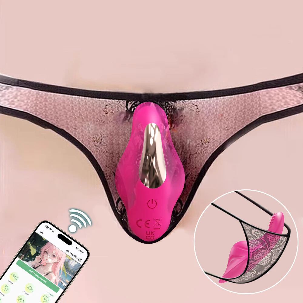 Wearable APP-Controlled Clitoral Vibrator – Panty Bullet Stimulator for G-Spot & Vagina Pleasure