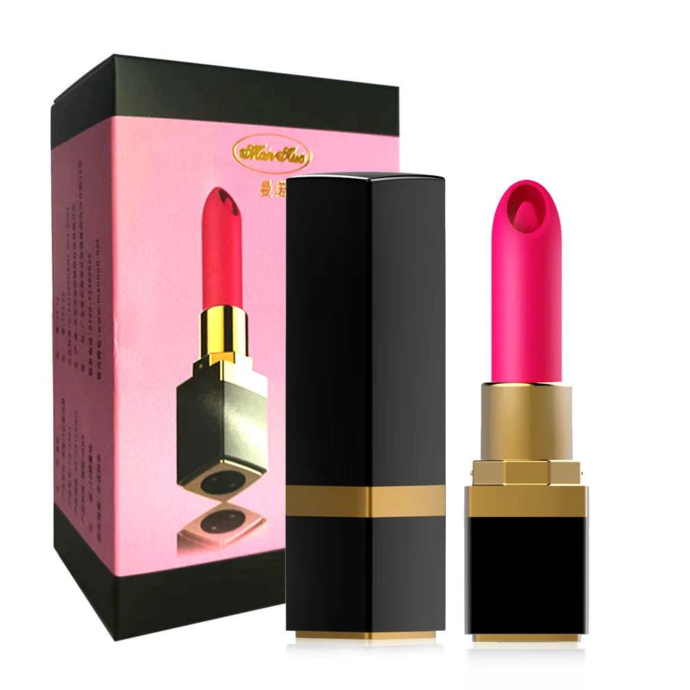 Mini Bullet Lipstick Vibrator – Discreet G-Spot & Clitoral Stimulator with 10 Vibration Modes, USB Rechargeable, Waterproof