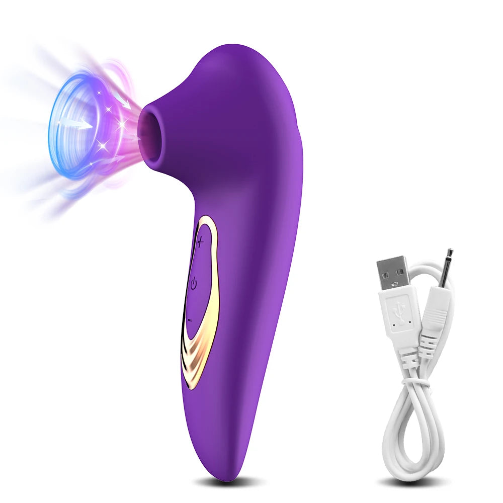 Clitoral Sucking Vibrator – Clit Stimulator and Oral Nipple Massager for Women (115×45mm)