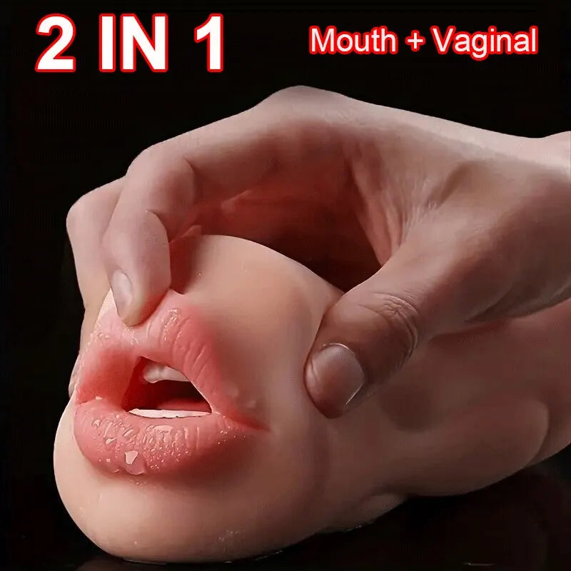 3-in-1 Male Masturbation Cup – Realistic Oral, Vaginal and Anal Experience | Discreet Packaging