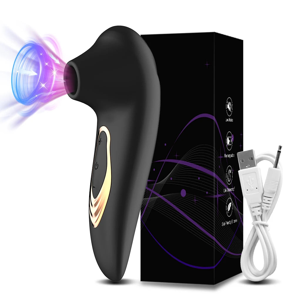 Clitoral Sucking Vibrator – Clit Stimulator and Oral Nipple Massager for Women (115×45mm)