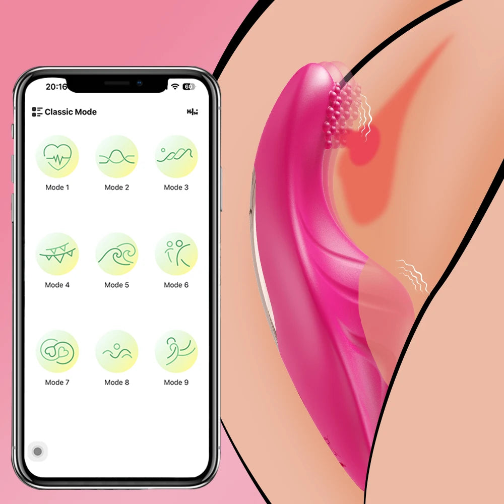Wearable APP-Controlled Clitoral Vibrator – Panty Bullet Stimulator for G-Spot & Vagina Pleasure