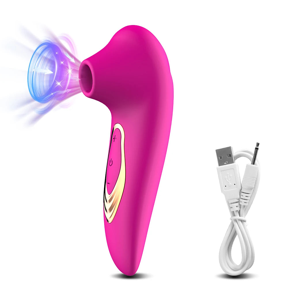 Clitoral Sucking Vibrator – Clit Stimulator and Oral Nipple Massager for Women (115×45mm)