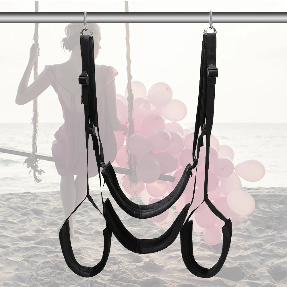 Adjustable Sex Swing Strap – Intimate Position Enhancer for Couples, Durable Webbing Bondage Belt for Bedroom Play