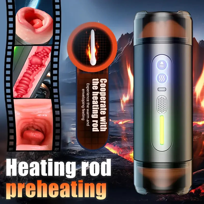 Inferno Touch — Heated Automatic Male Masturbator with Voice and Suction
