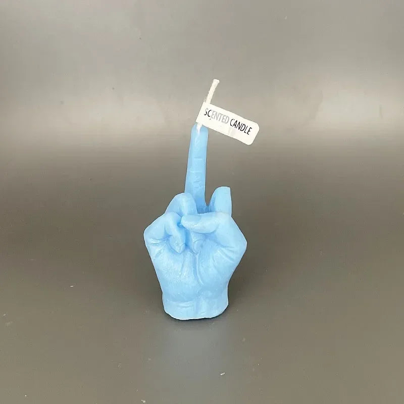 🖕 Creative Middle Finger Scented Candle – Bold, Funny & Unapologetic Quirky Decor | Gag Gift | Bold Vibes Only