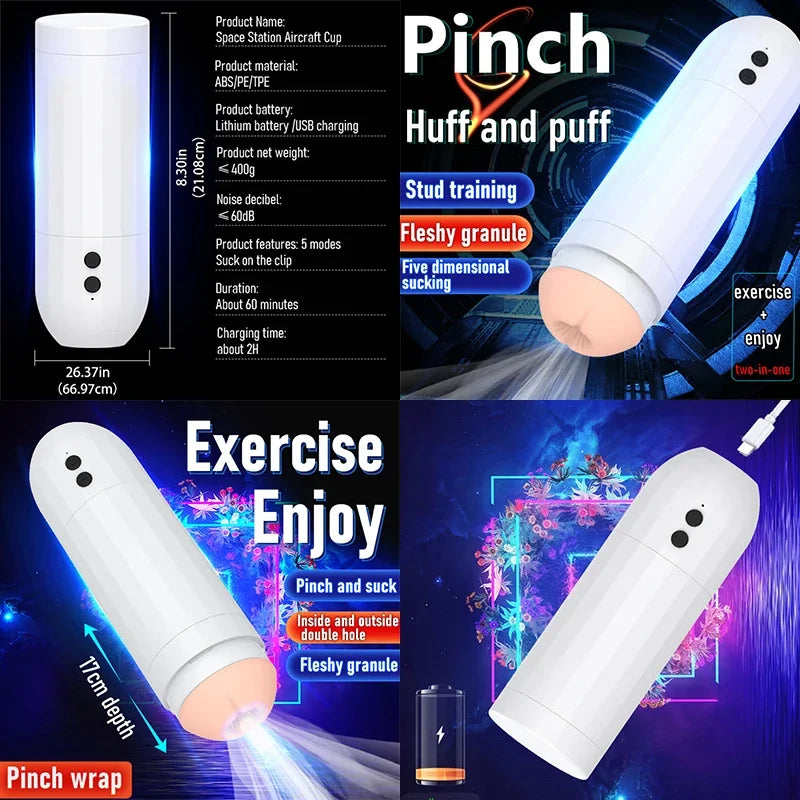 Rod Masturbator Man Flesh Cup Sexy Toys For Men Vibrating Magic Wand Automatic Vagina Industrial Vagina Sucking Mouth Toys