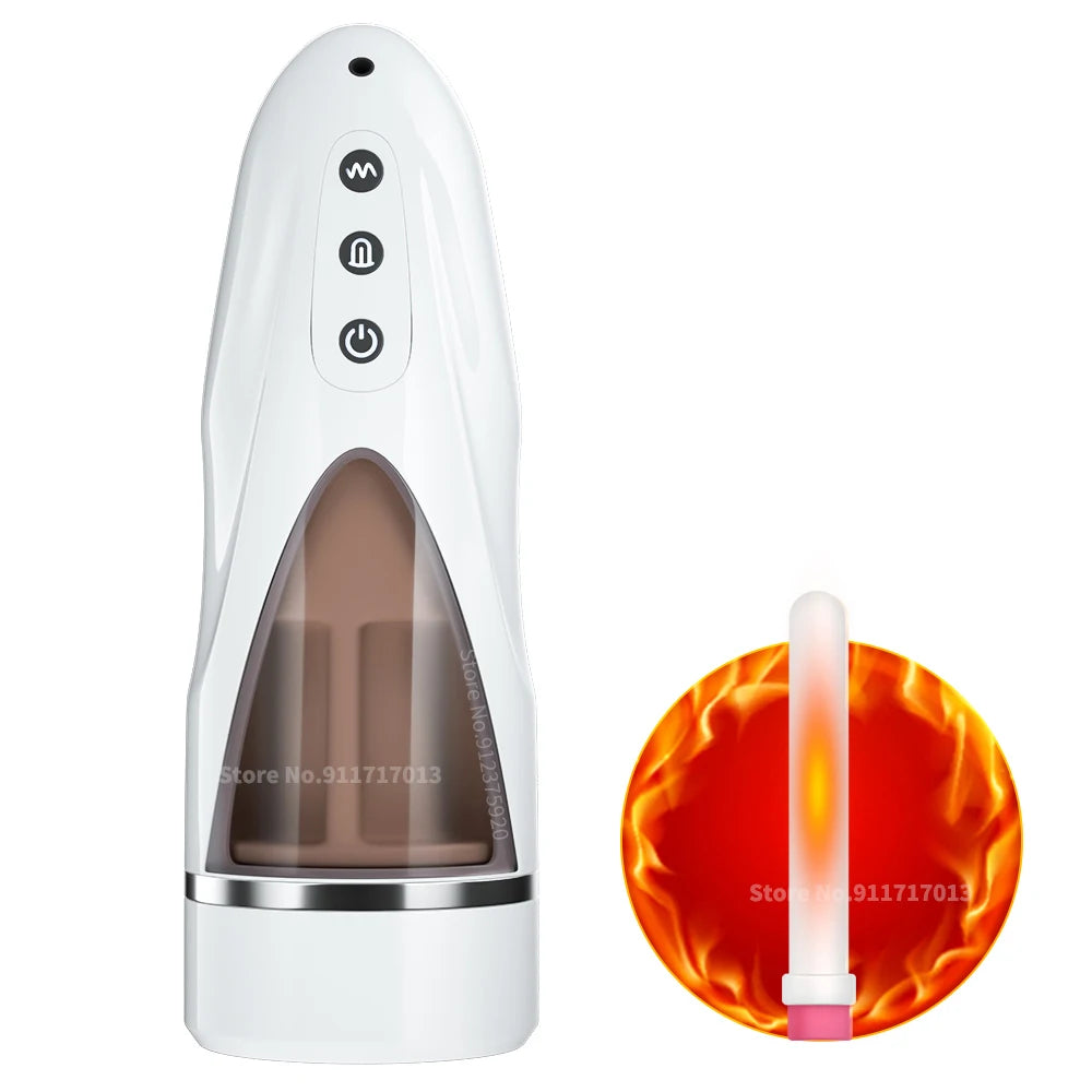 Life Aid™ Realistic Tongue and Mouth Male Masturbator – Dual Sensation Vibration and Licking Stroker