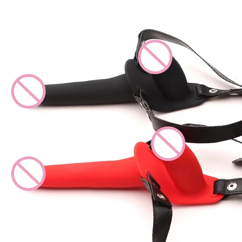 Women Wearing Dildo (Desire Rod) G-spot Stimulator Safe Soft Cozy Prolong Climax Silicone Belt Type Simulation Penis Pants Adult Products