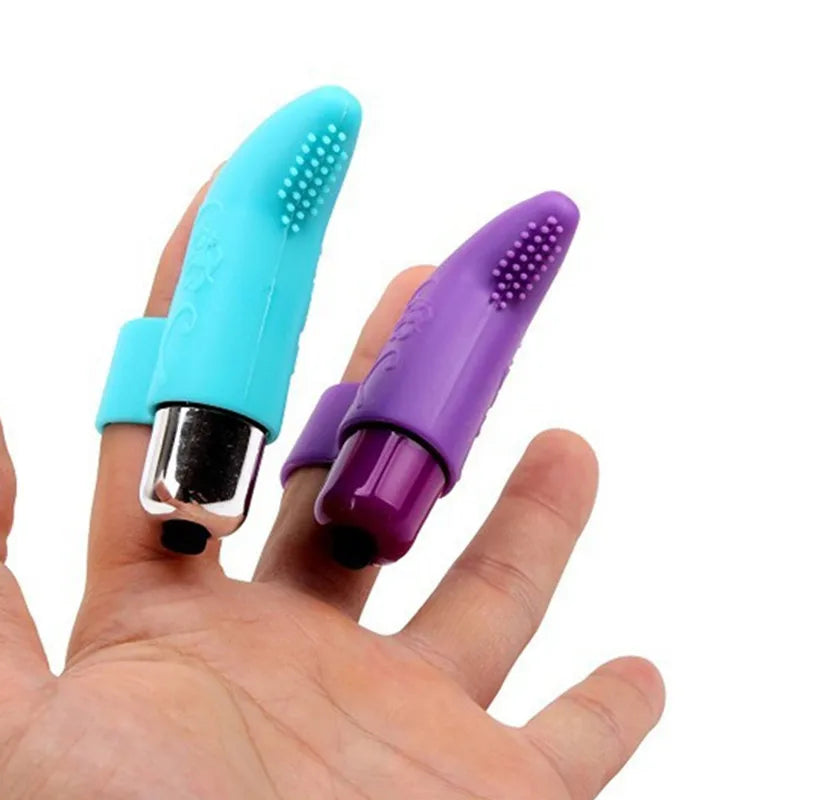 Lady Vibrator Finger Massager Vibrator G-spot Stimulation Clit Vibration for Women