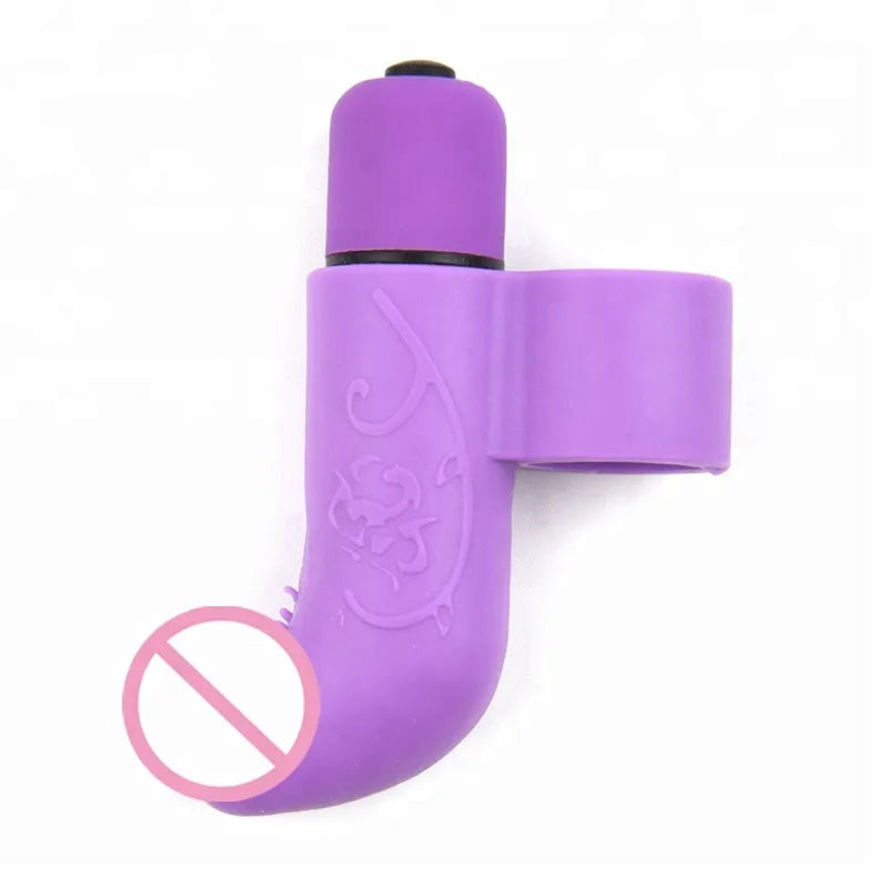 Lady Vibrator Finger Massager Vibrator G-spot Stimulation Clit Vibration for Women