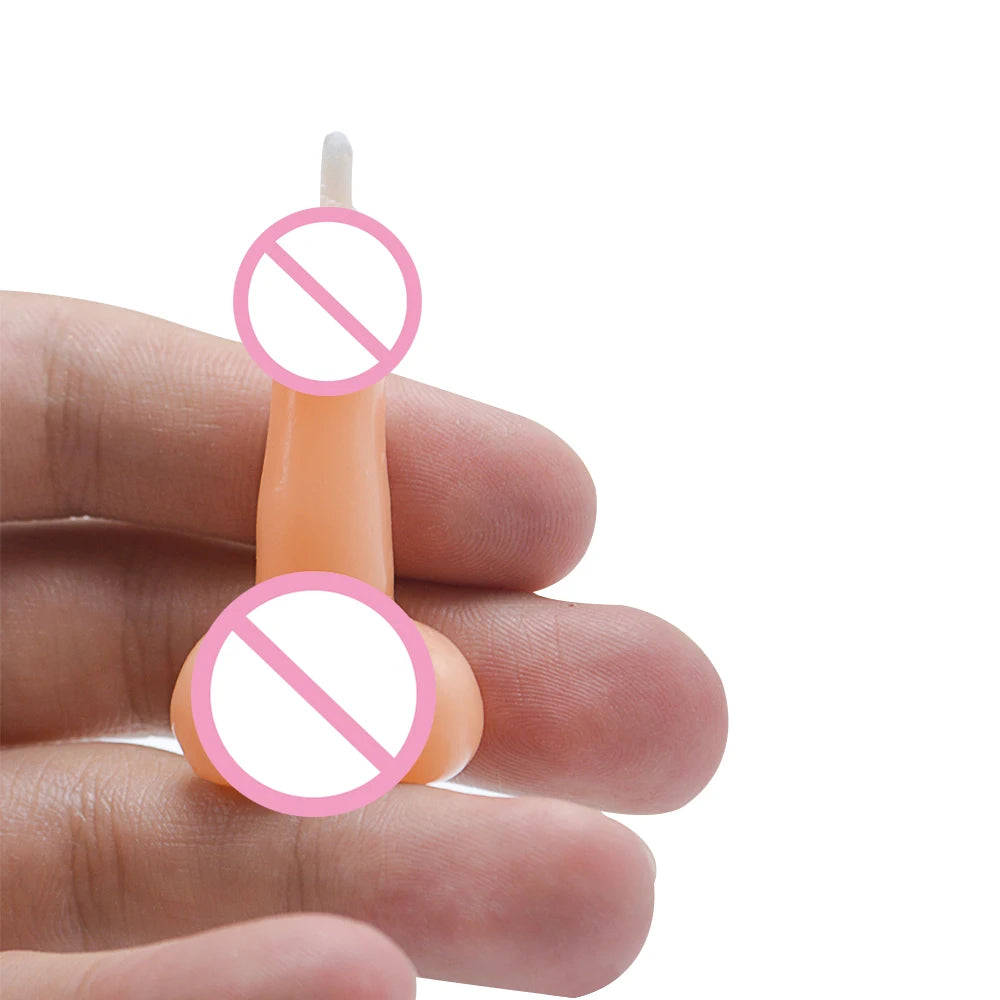 Penis Candle Hen Party Accessories Gift Sex Toys for Couples Flirting Sex Shop Mini Willy Candles 1 Pair