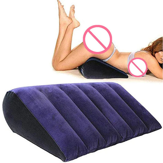 Velvet Slope — Inflatable Wedge Pillow for Erotic Play and Comfort