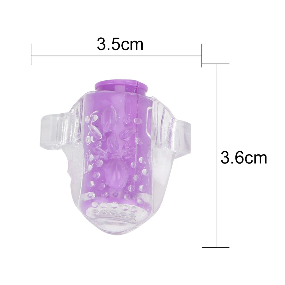 Fingertip Flicker — Mini Oral-Licking Clit &amp; G-Spot Vibrator