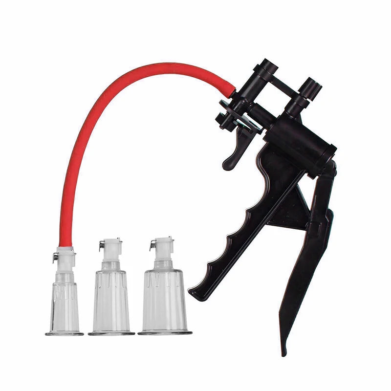 Vagina Pump Couple Flirting Sex Toy Clitoris Stimulate Vaccum Cups Adult Product Sucking Breast Cover Bondage Female Masturbator