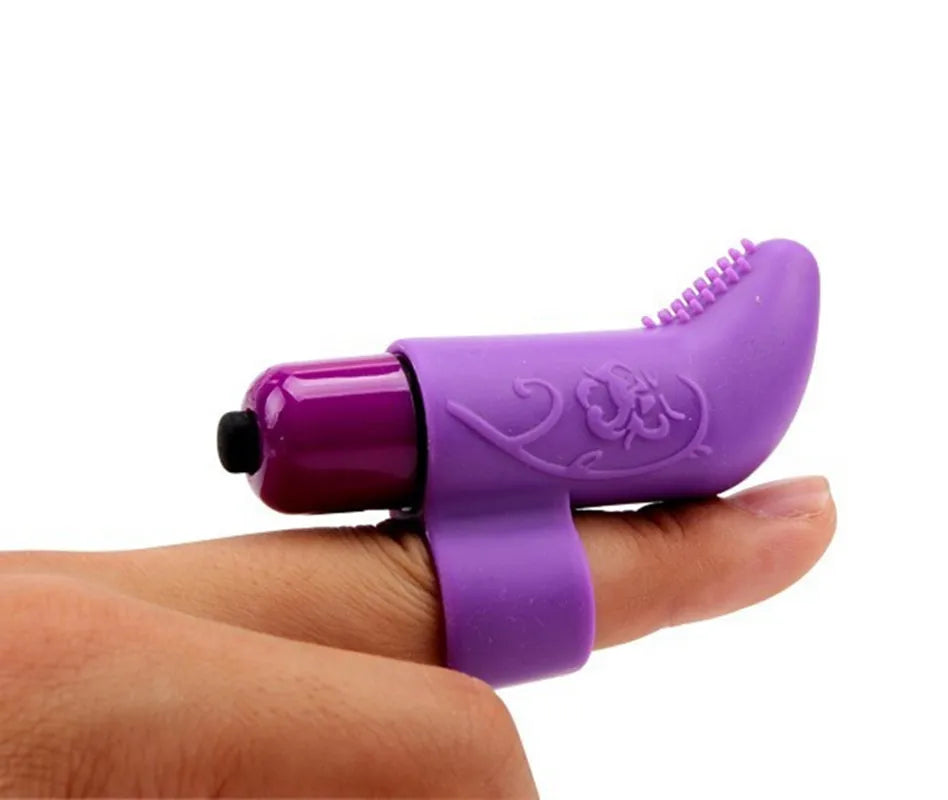 Lady Vibrator Finger Massager Vibrator G-spot Stimulation Clit Vibration for Women