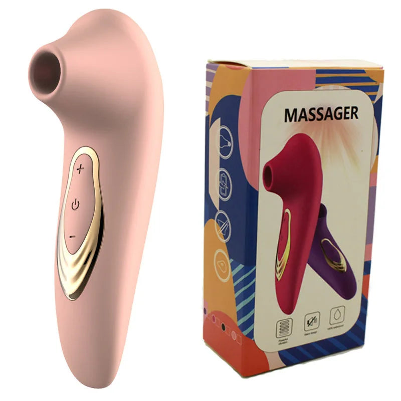 Mini vibrator sex toy, personal body massager, rechargeable, silent, strong vibration, suction, female masturbation sex toys.