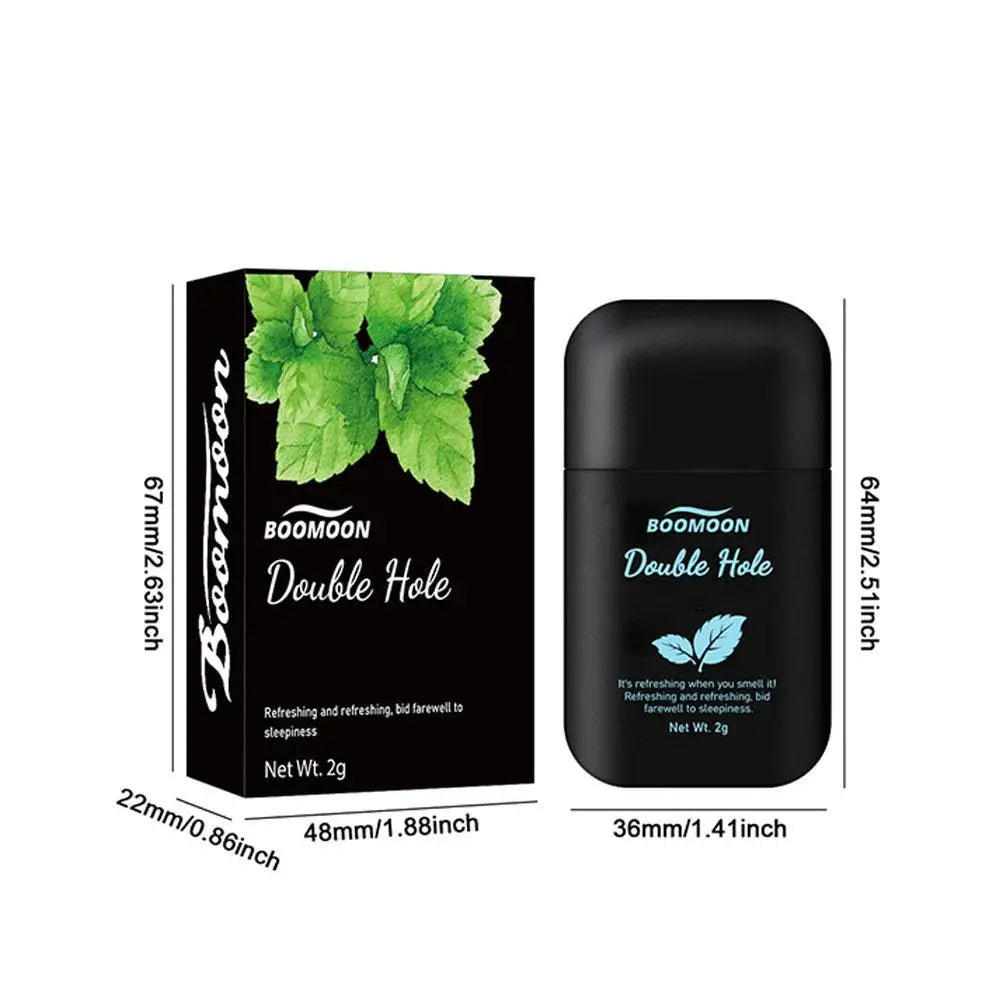 New High-end Vital Refreshing Energizing Aromatherapy Nasal Inhaler Fruit Style Essential Oils Boost Work Focus & Energy Men Women