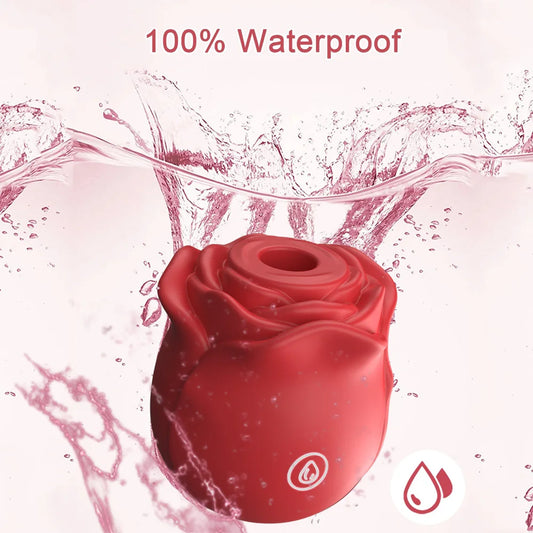 Red Rose Toy Simulation Vibrator for Women Powerful Sucking Vibrators 10 Mode G Spots Vaginal Clitoral Massager Nipple Sexy Toy
