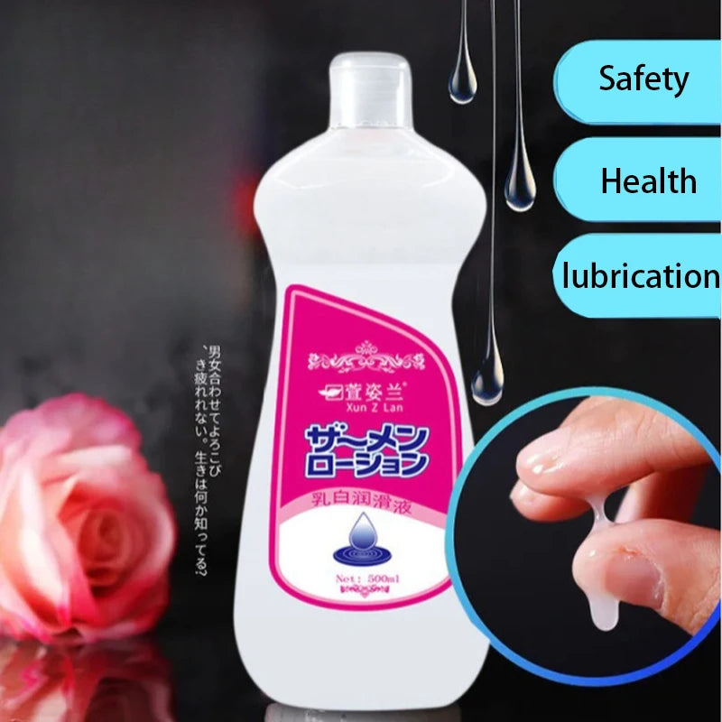 Unscented Water-Based Lubricant – High Viscosity Personal Lubricant for Anal, Vaginal, Oral and Toy Use (200ml / 300ml / 500ml)