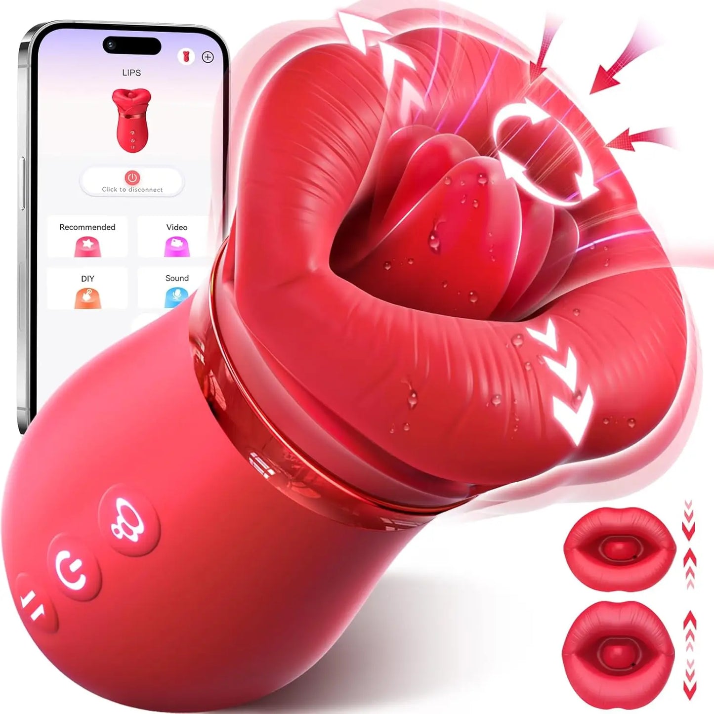 🌸 Clitoral Suction Cup Massager with Vacuum Pump – Dual Pleasure & Realistic Dildo for Intense Female Stimulation