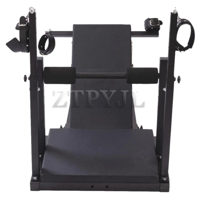 Sex Chair Split Leg Bed BDSM Furniture with Sex Gun Machine Bondage Set Restraint Handcuffs Sex Toys For Couples Adults Women 18
