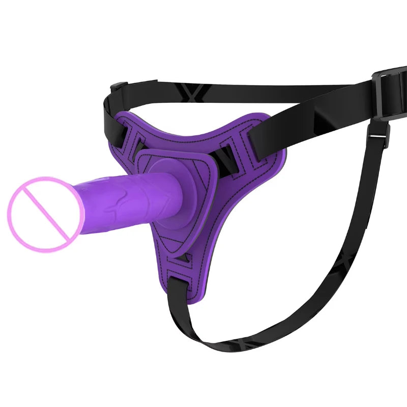 For Lesbian Women Erotic Toys Leather Wearable Strapon Penis G Spot Stimulator Adult Sex Toys Strap on Dildos Pants Sex Toy