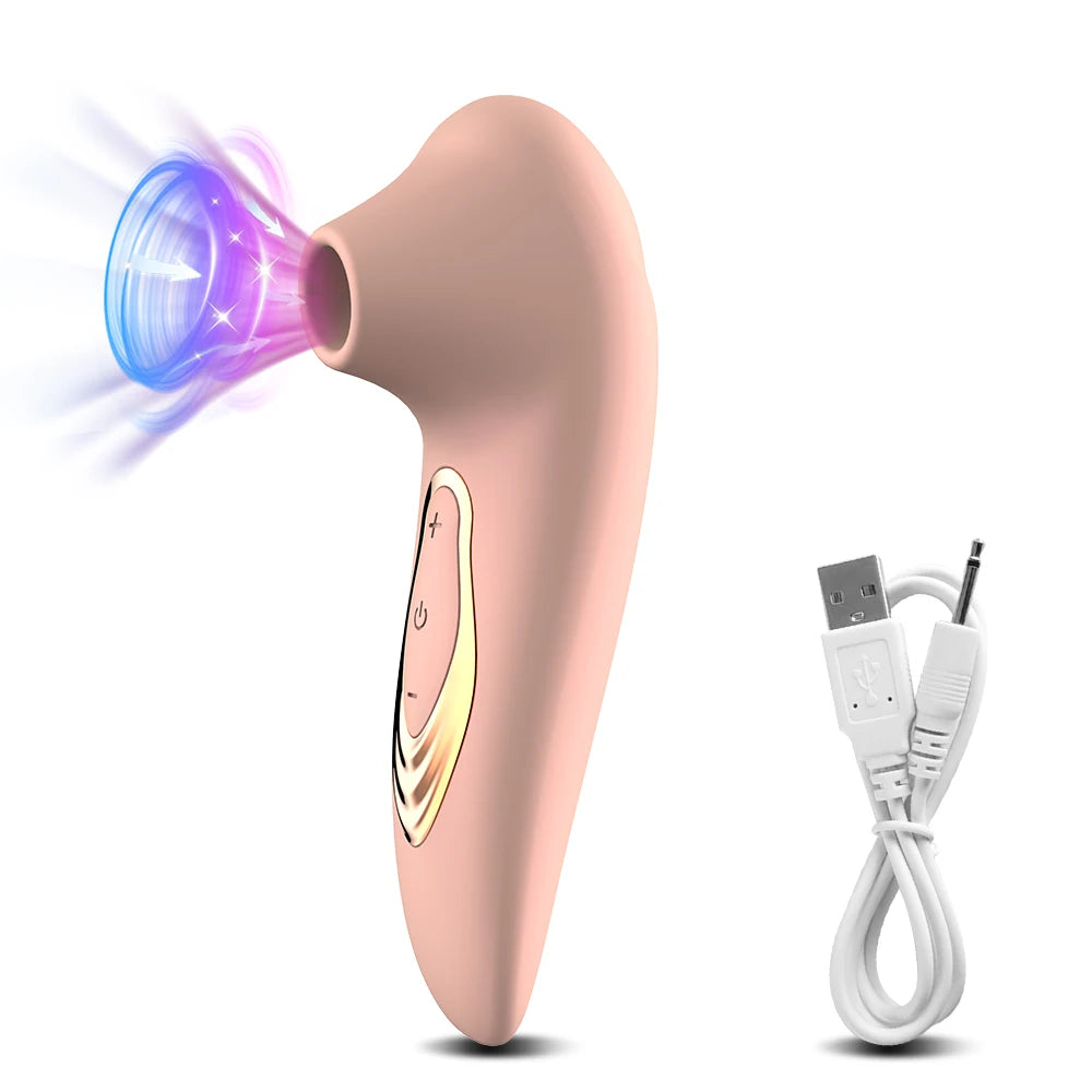 Clitoral Sucking Vibrator – Clit Stimulator and Oral Nipple Massager for Women (115×45mm)
