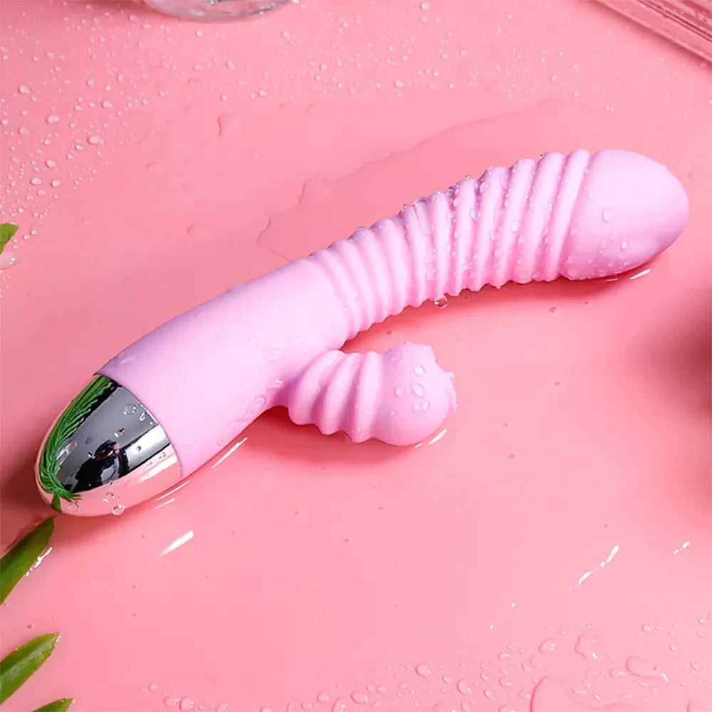 🌸 Vibe Lick™ 2-in-1 Clit and G-Spot Stimulator – Dual Sensation Pleasure Wand