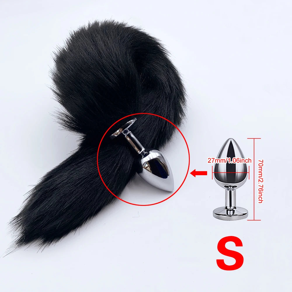Stainless Steel Butt Plug with Rounded Tip – Hypoallergenic Metal Anal Toy for Beginners and Couples