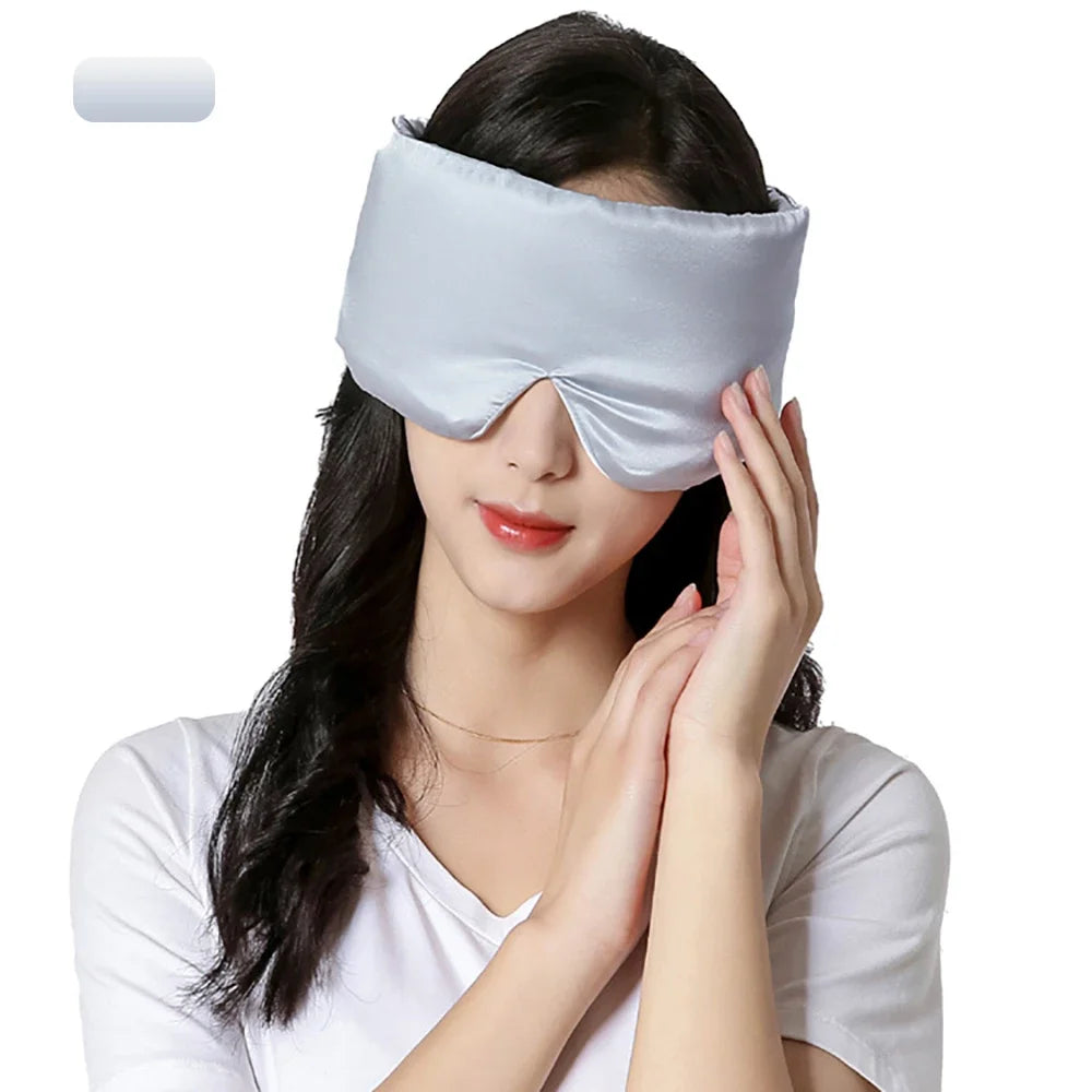 Midnight Caress – Mulberry Silk Sleep Veil - Adjustable
