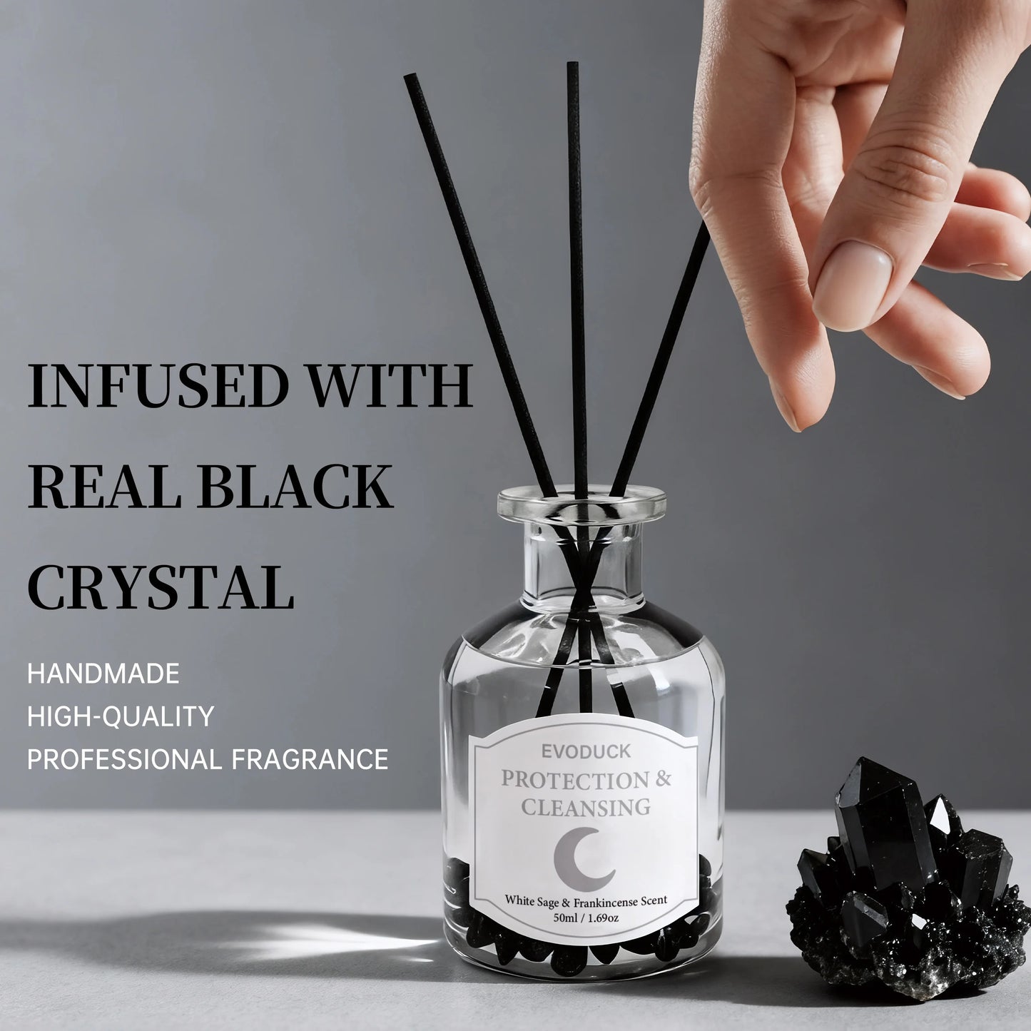 50ml  Flameless Reed Diffuser Set Flameless Lavender Chamomile Oil With Reed Diffuser Stick Home Room Air Freshener Decor