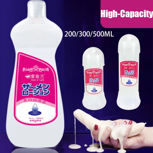 Unscented Water-Based Lubricant – High Viscosity Personal Lubricant for Anal, Vaginal, Oral and Toy Use (200ml / 300ml / 500ml)