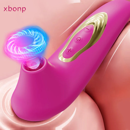 Clitoral Sucking Vibrator – Clit Stimulator and Oral Nipple Massager for Women (115×45mm)