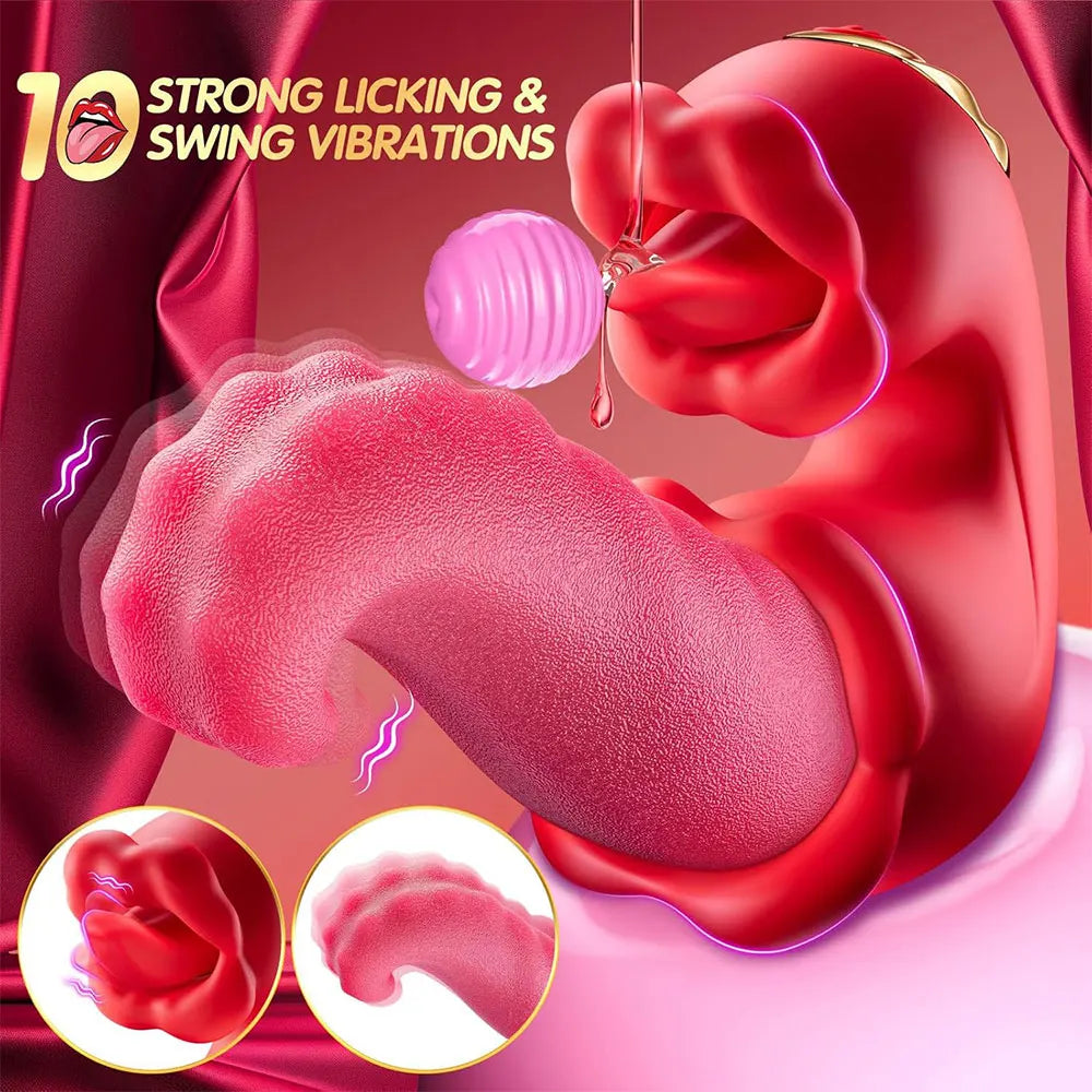 Luxe Lick — 4-in-1 Tongue Thrusting and Clit Sucking Vibrator