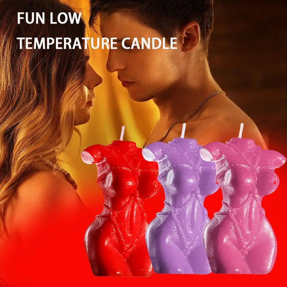 Low Temperature Candles BDSM Sex Toys, Wax Play Candle, Low Heat Dripping Candles Romantic for Lovers Couples Wedding Valentines
