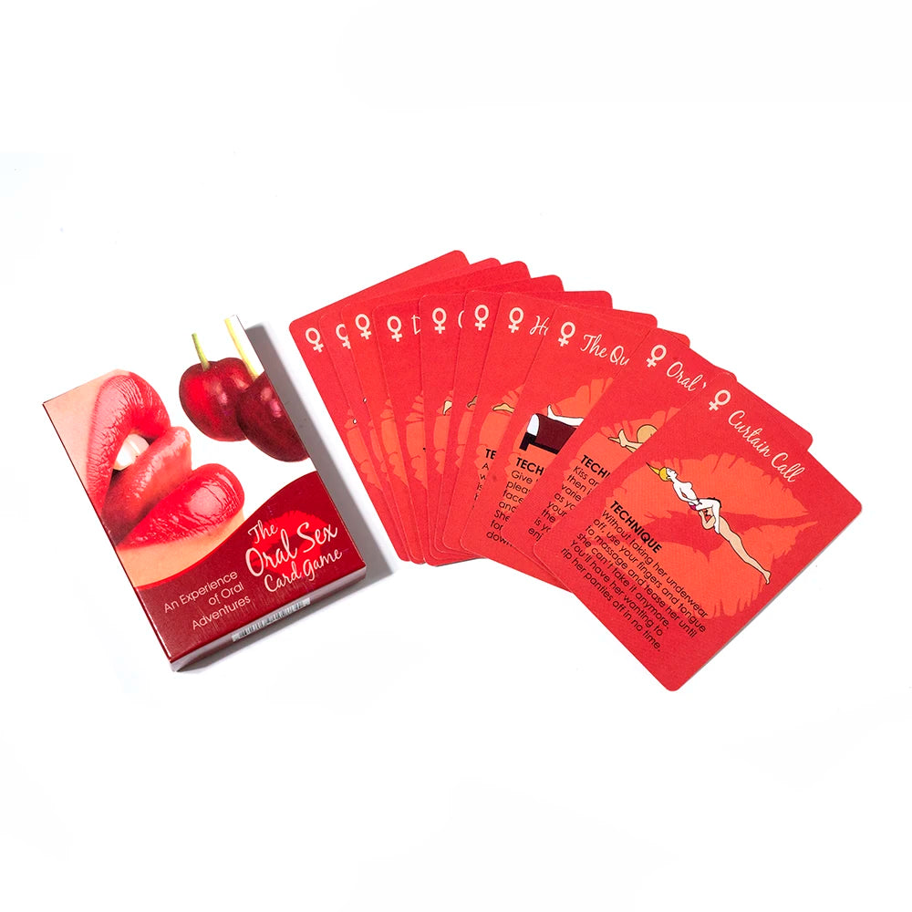 Fifty Shades of Foreplay — Oral and Position Card Game for Couples