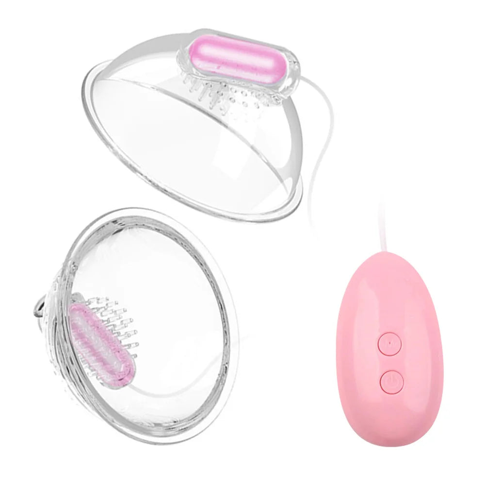 Nipple and Clitoral Stimulator – Vacuum Suction Vibrator for Breast Massage and Female Pleasure