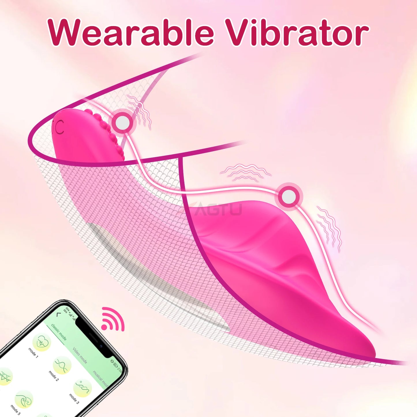 Wearable APP-Controlled Clitoral Vibrator – Panty Bullet Stimulator for G-Spot &amp; Vagina Pleasure